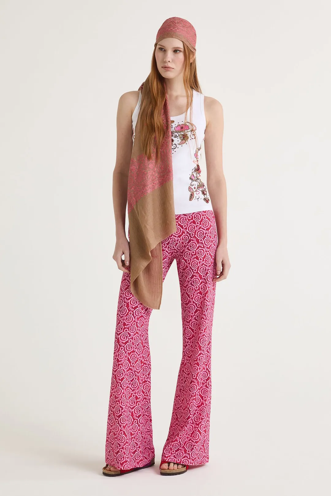 New Maliparmi PANTALÓN SUMMER CORAL Rosa