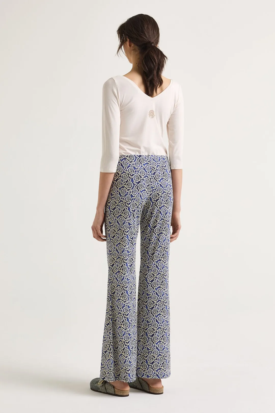 Clearance Maliparmi PANTALÓN SUMMER CORAL Azul