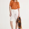 Discount Maliparmi PANTALÓN SUMMER LINEN Blanco