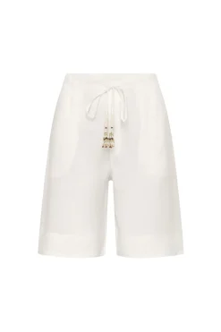 Discount Maliparmi PANTALÓN SUMMER LINEN Blanco