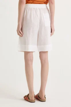 Discount Maliparmi PANTALÓN SUMMER LINEN Blanco