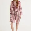 Online Maliparmi PANTALÓN WASHED STRIPES Rosa