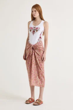 Online Maliparmi PAREO 76X204 COLLECTION PRINT Rosa