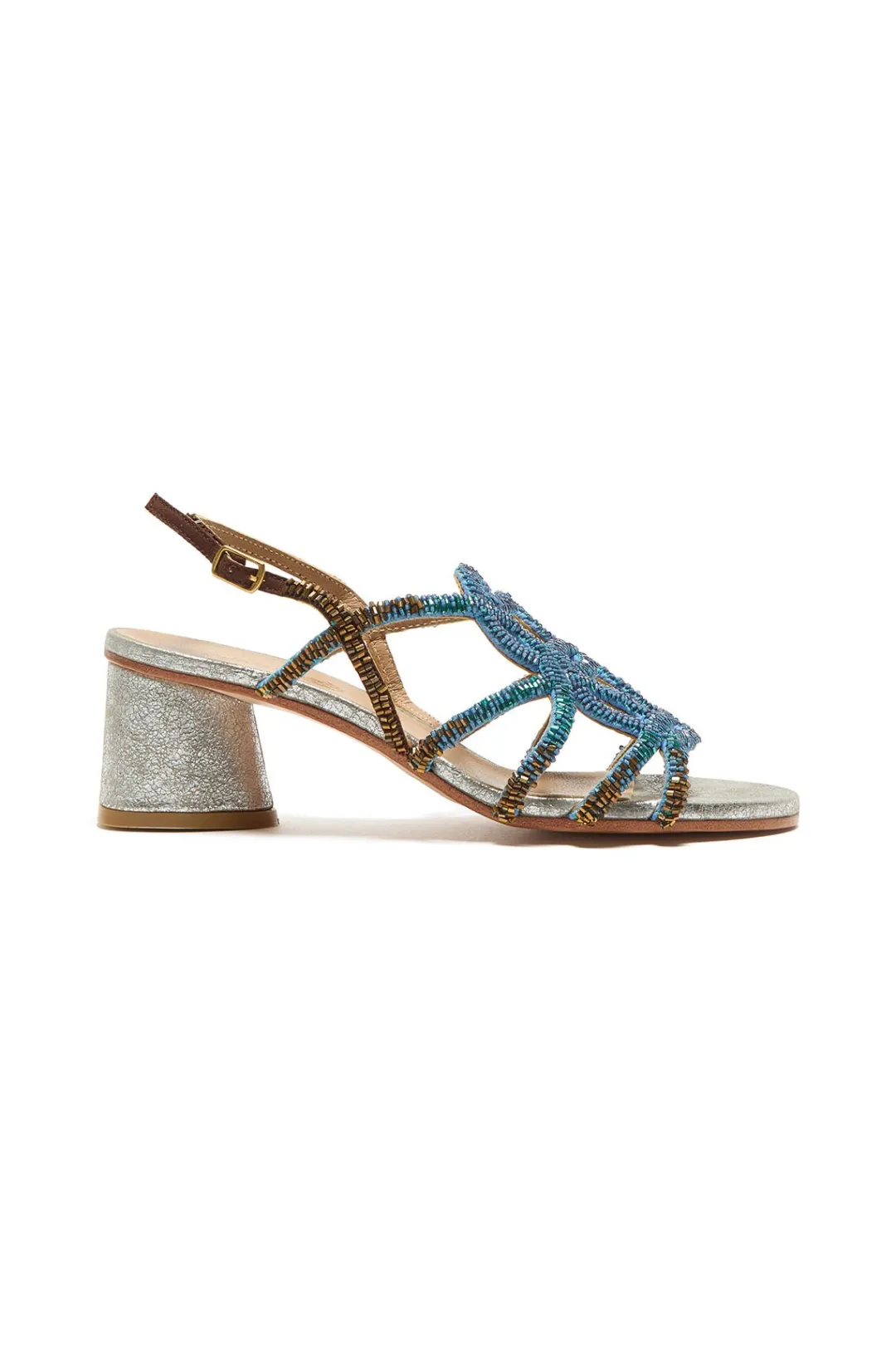 Clearance Maliparmi SANDALIAS CUT SHADED EMBROIDERY Azul
