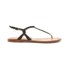 Outlet Maliparmi SANDALIAS CUTS & BEADS Negro