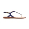 Clearance Maliparmi SANDALIAS CUTS & BEADS Azul marino