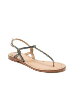 Sale Maliparmi SANDALIAS CUTS & BEADS Plateado