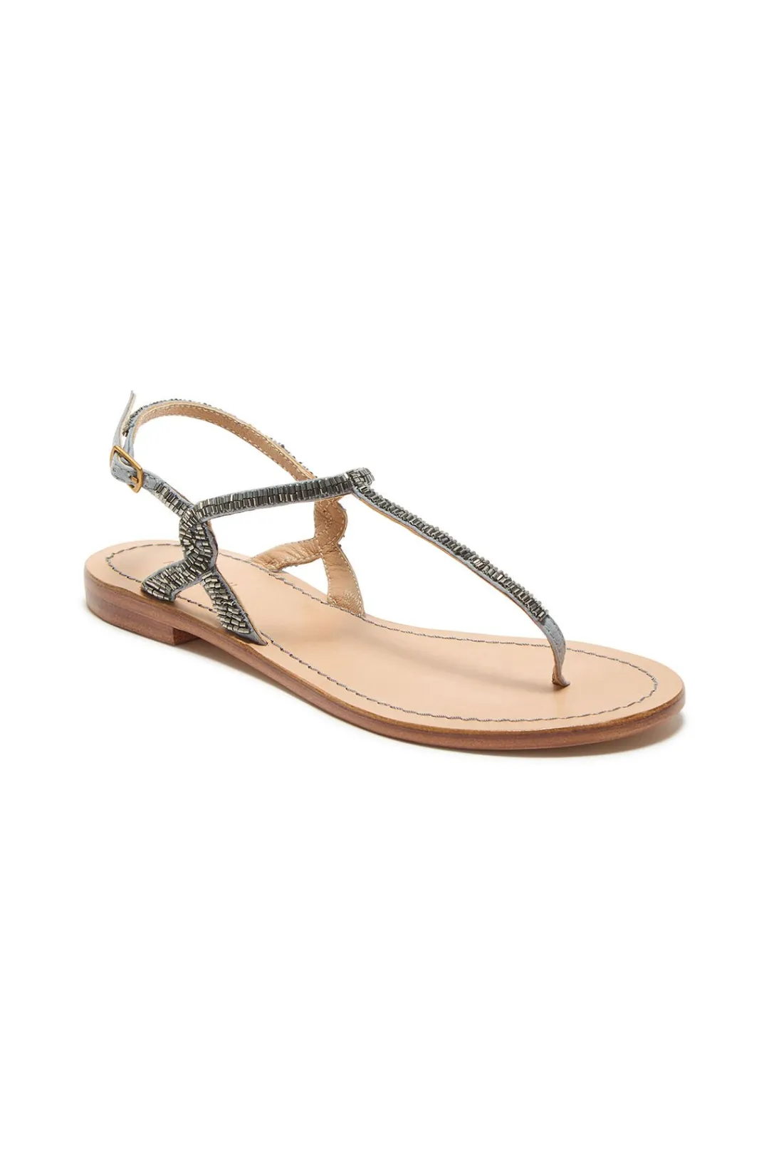 Sale Maliparmi SANDALIAS CUTS & BEADS Plateado