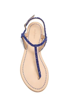 Clearance Maliparmi SANDALIAS CUTS & BEADS Azul marino