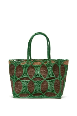 Sale Maliparmi SHOPPING SUMMER LUCKY RAFFIA Verde
