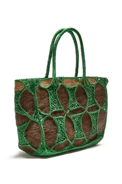 Sale Maliparmi SHOPPING SUMMER LUCKY RAFFIA Verde