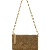 New Maliparmi SOBRE BANDOLERA LUCKY BEADS EMBROIDERY Oro