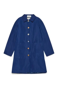 Online Maliparmi SOBRETODO MIMOSA NYLON Azul ultramar