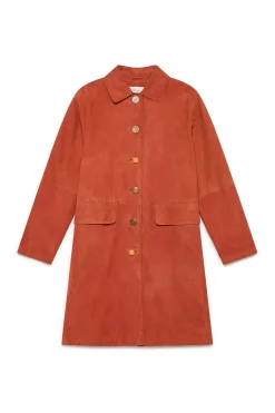 Sale Maliparmi SOBRETODO SOFT SUEDE Naranja