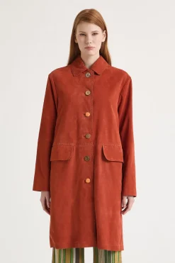 Sale Maliparmi SOBRETODO SOFT SUEDE Naranja