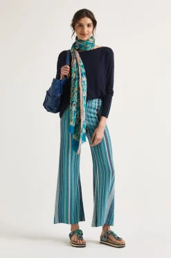 Discount Maliparmi SUÉTER SMOOTH SPRING Azul noche