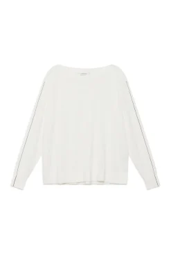 Fashion Maliparmi SUÉTER SMOOTH SPRING Blanco