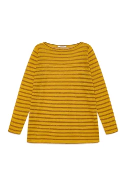 Outlet Maliparmi SUÉTER SUMMER LINEN Tabaco