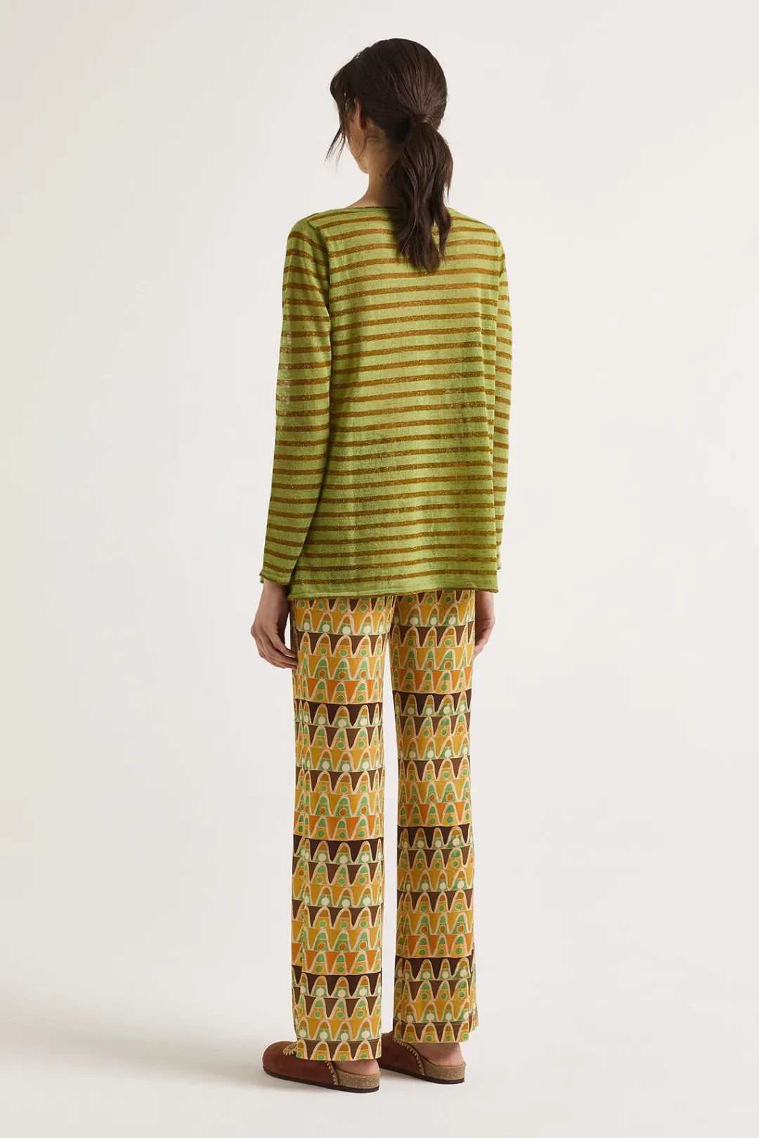 Discount Maliparmi SUÉTER SUMMER LINEN Verde