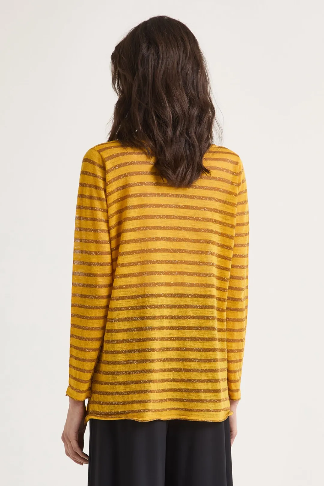 Outlet Maliparmi SUÉTER SUMMER LINEN Tabaco