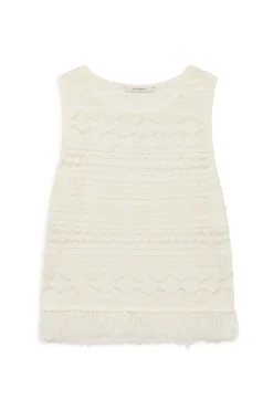 Sale Maliparmi TOP CONFORT LACE Blanco