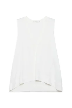 Hot Maliparmi TOP FLUID CREPE Blanco