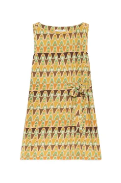 Online Maliparmi TOP GEOMETRIC MIMOSA Amarillo