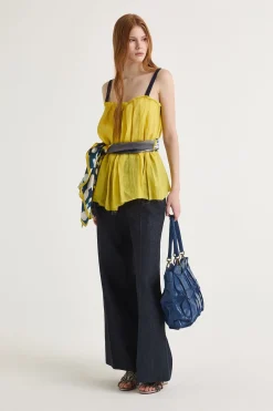 Fashion Maliparmi TOP LIGHT RAMIÉ Amarillo