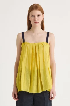 Fashion Maliparmi TOP LIGHT RAMIÉ Amarillo