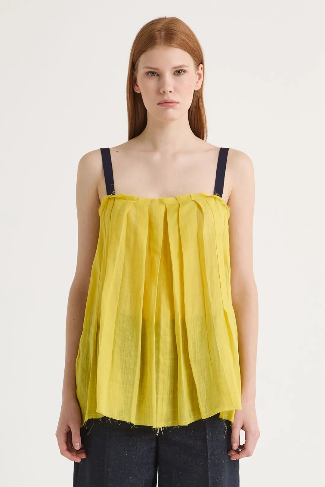 Fashion Maliparmi TOP LIGHT RAMIÉ Amarillo
