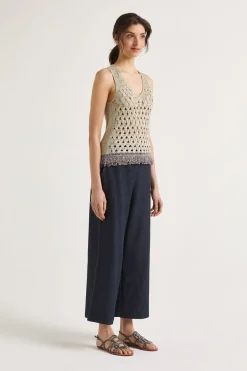 Hot Maliparmi TOP METALLIC Oro