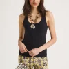 Fashion Maliparmi TOP SOFT JERSEY Negro