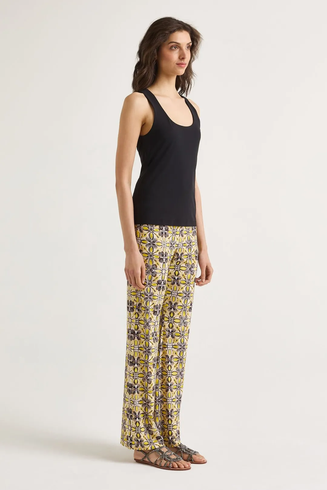 Fashion Maliparmi TOP SOFT JERSEY Negro