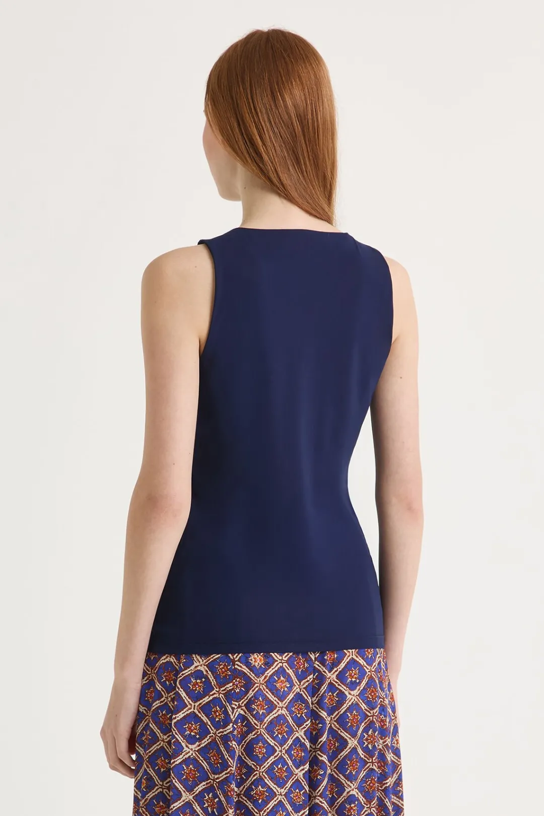 Outlet Maliparmi TOP SOFT JERSEY Azul noche