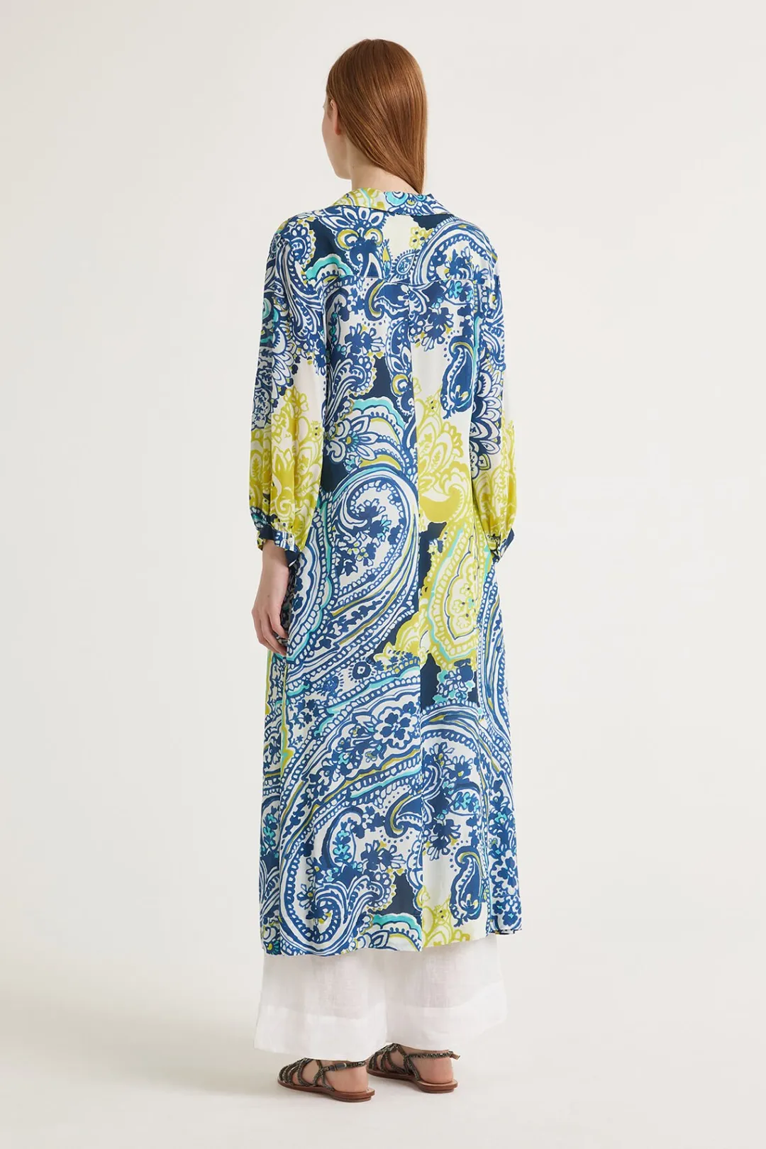 New Maliparmi VESTIDO ARABESQUE PRINT Azul