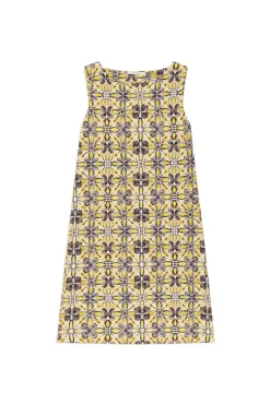 New Maliparmi VESTIDO CALEIDO FLOWER Gris