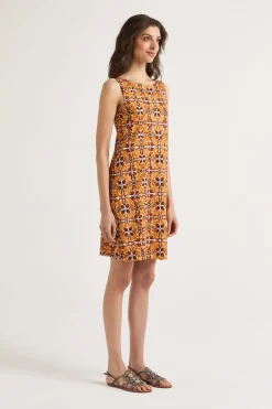 Best Maliparmi VESTIDO CALEIDO FLOWER Naranja
