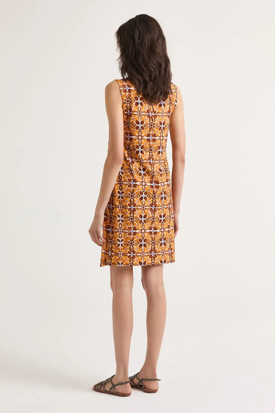 Best Maliparmi VESTIDO CALEIDO FLOWER Naranja
