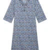 New Maliparmi VESTIDO FLOWER BATIK Azul