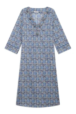 New Maliparmi VESTIDO FLOWER BATIK Azul