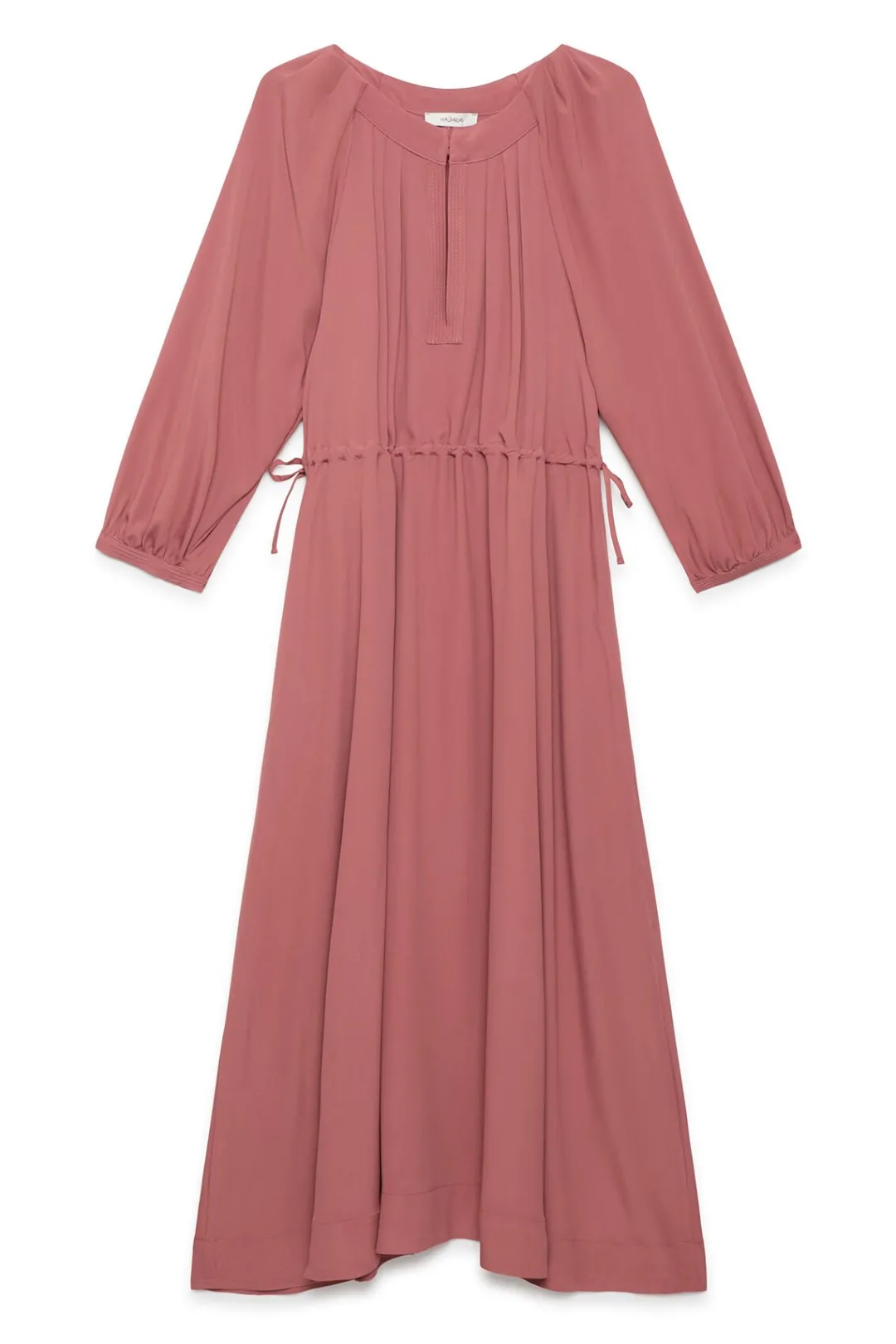 Clearance Maliparmi VESTIDO FLUID CREPE Rojo Cedro