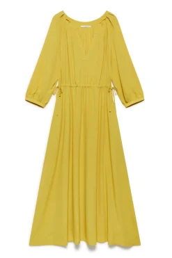 New Maliparmi VESTIDO FLUID CREPE Amarillo