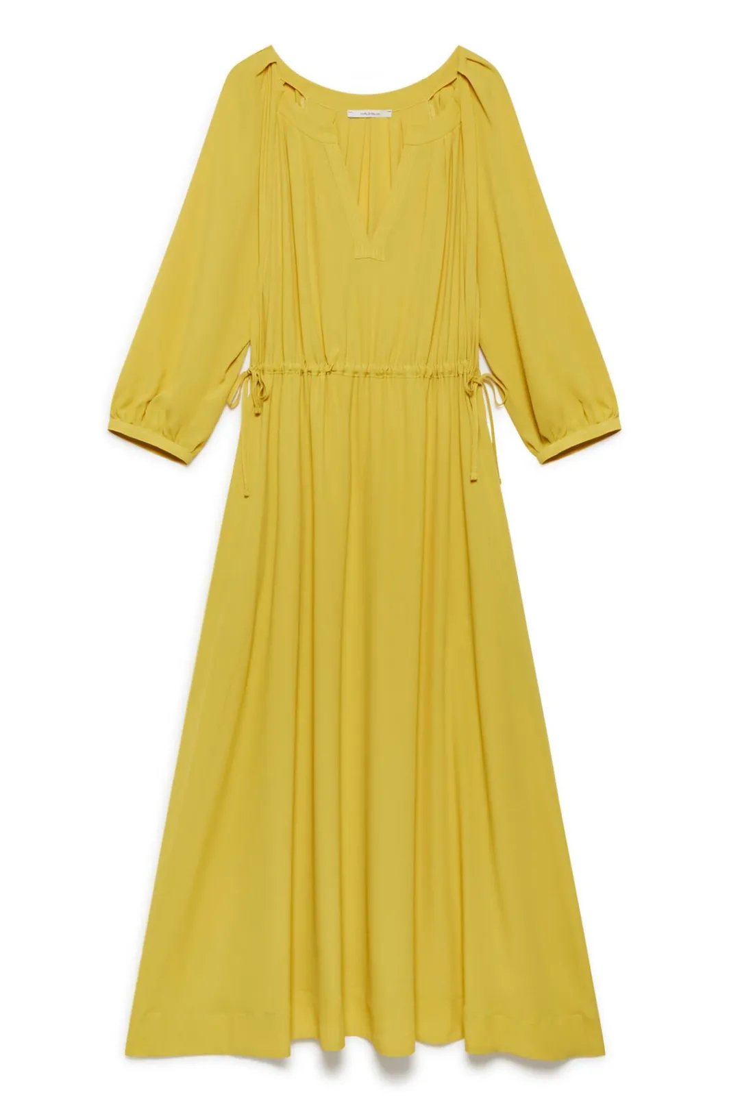 New Maliparmi VESTIDO FLUID CREPE Amarillo