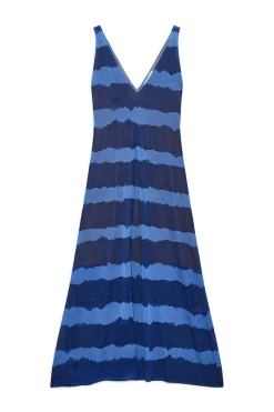 Sale Maliparmi VESTIDO LUREX PRINT Azul claro