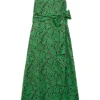 Online Maliparmi VESTIDO MAGICAL FLOWER Marrón