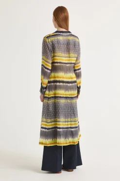 Discount Maliparmi VESTIDO MALI TYE DYE Amarillo