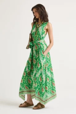Best Maliparmi VESTIDO MIRTLE PAISLEY Verde