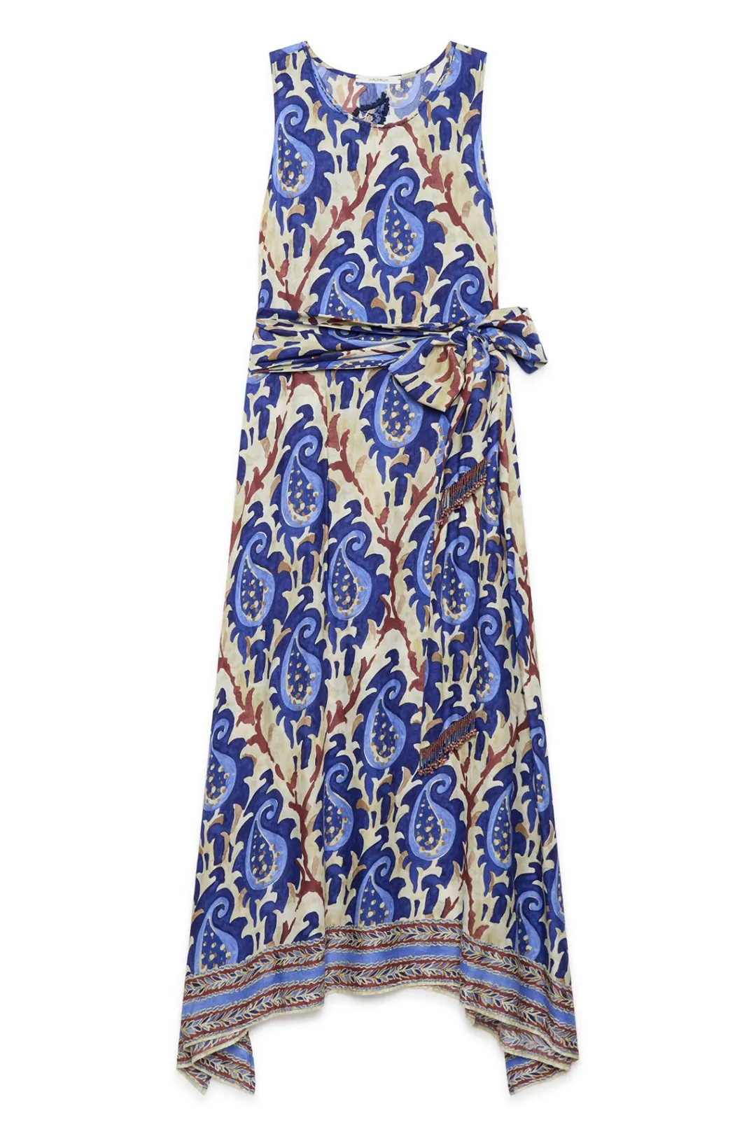 Hot Maliparmi VESTIDO MIRTLE PAISLEY Azul