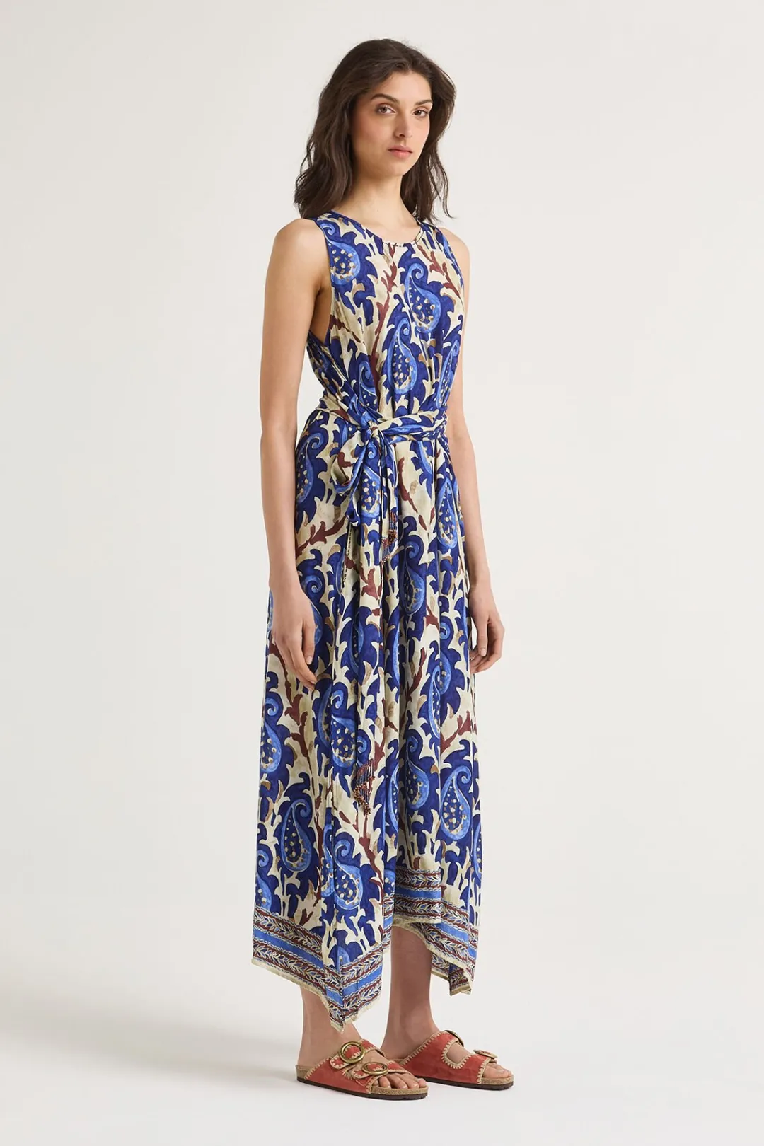 Hot Maliparmi VESTIDO MIRTLE PAISLEY Azul