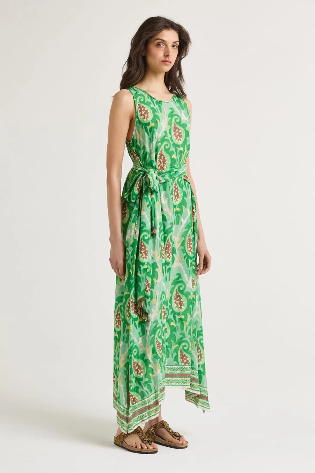 Best Maliparmi VESTIDO MIRTLE PAISLEY Verde